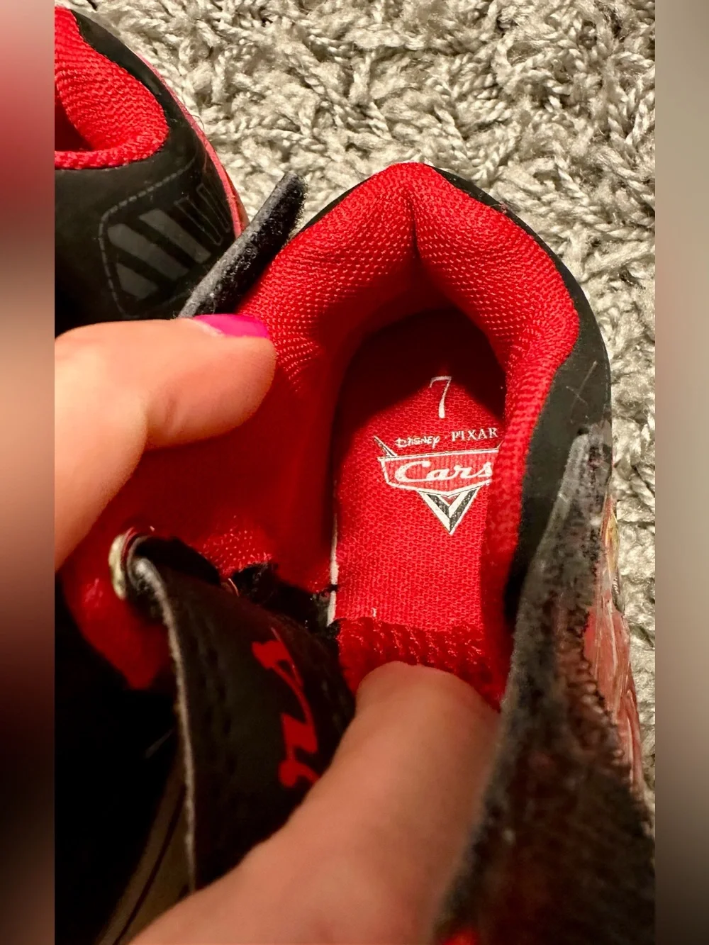 adidas Navy and Red Kids Athletic Sandals